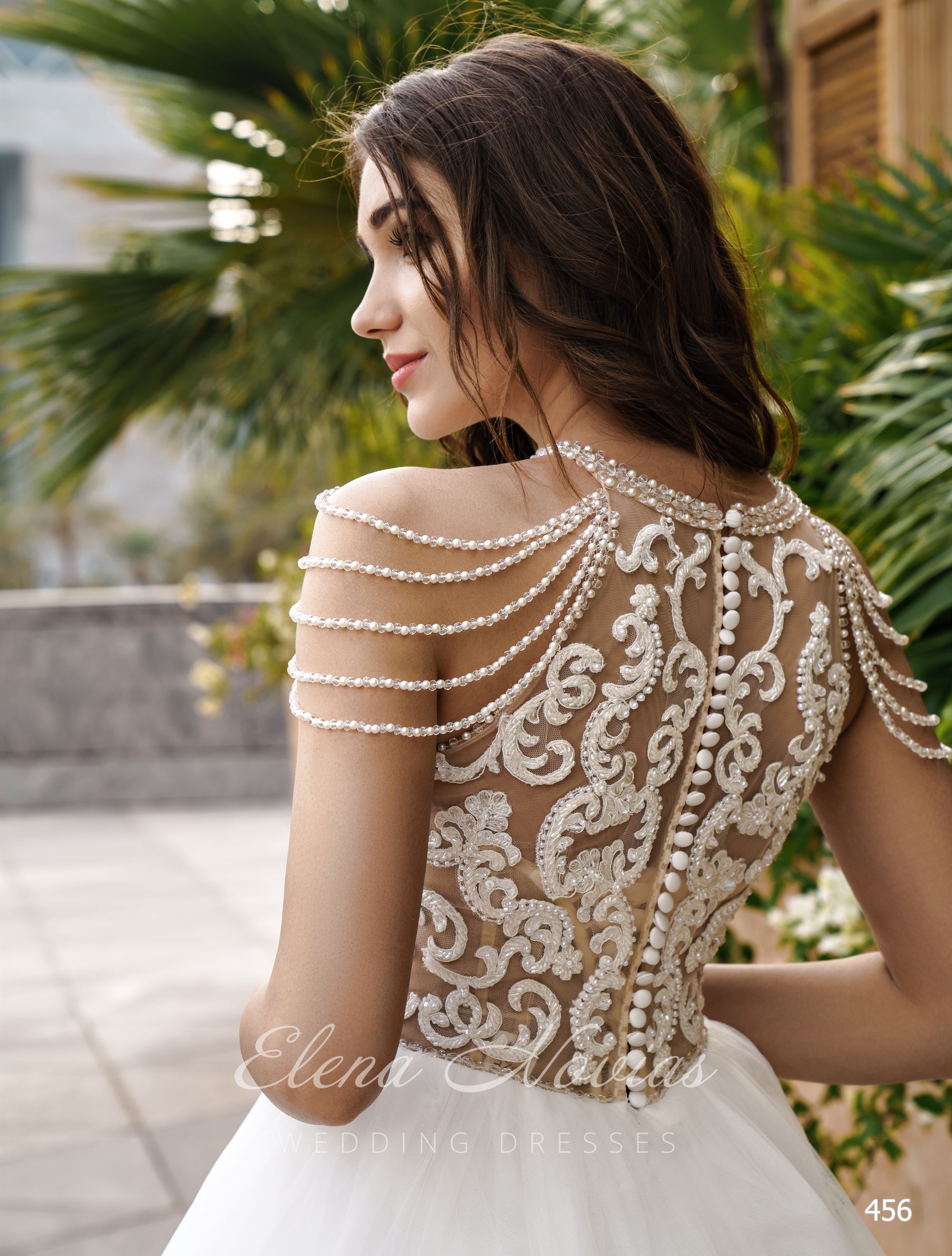 Пышное свадебное платье с гипюровым корсетом от ТМ Elena Novias
